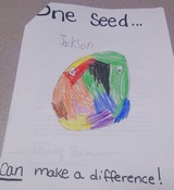 Kid’s Art of One Seed