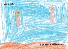Kid’s Art of One Seed