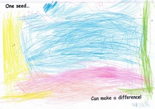 Kid’s Art of One Seed