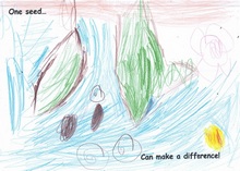 Kid’s Art of One Seed