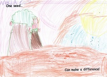 Kid’s Art of One Seed