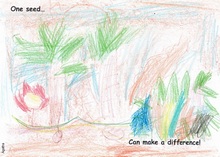Kid’s Art of One Seed