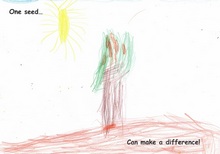 Kid’s Art of One Seed