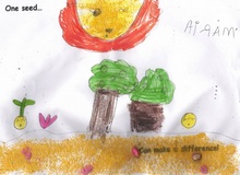 Kid’s Art of One Seed