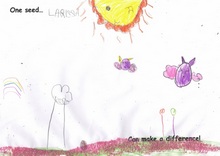 Kid’s Art of One Seed