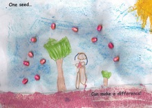 Kid’s Art of One Seed