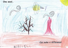 Kid’s Art of One Seed