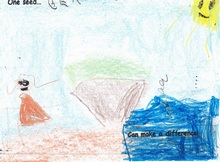 Kid’s Art of One Seed