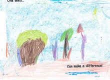 Kid’s Art of One Seed