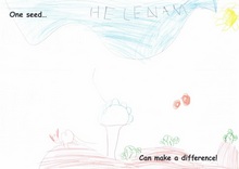 Kid’s Art of One Seed