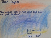 Kid’s Art of One Seed